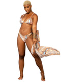 The Melanated Snakeskin bikini